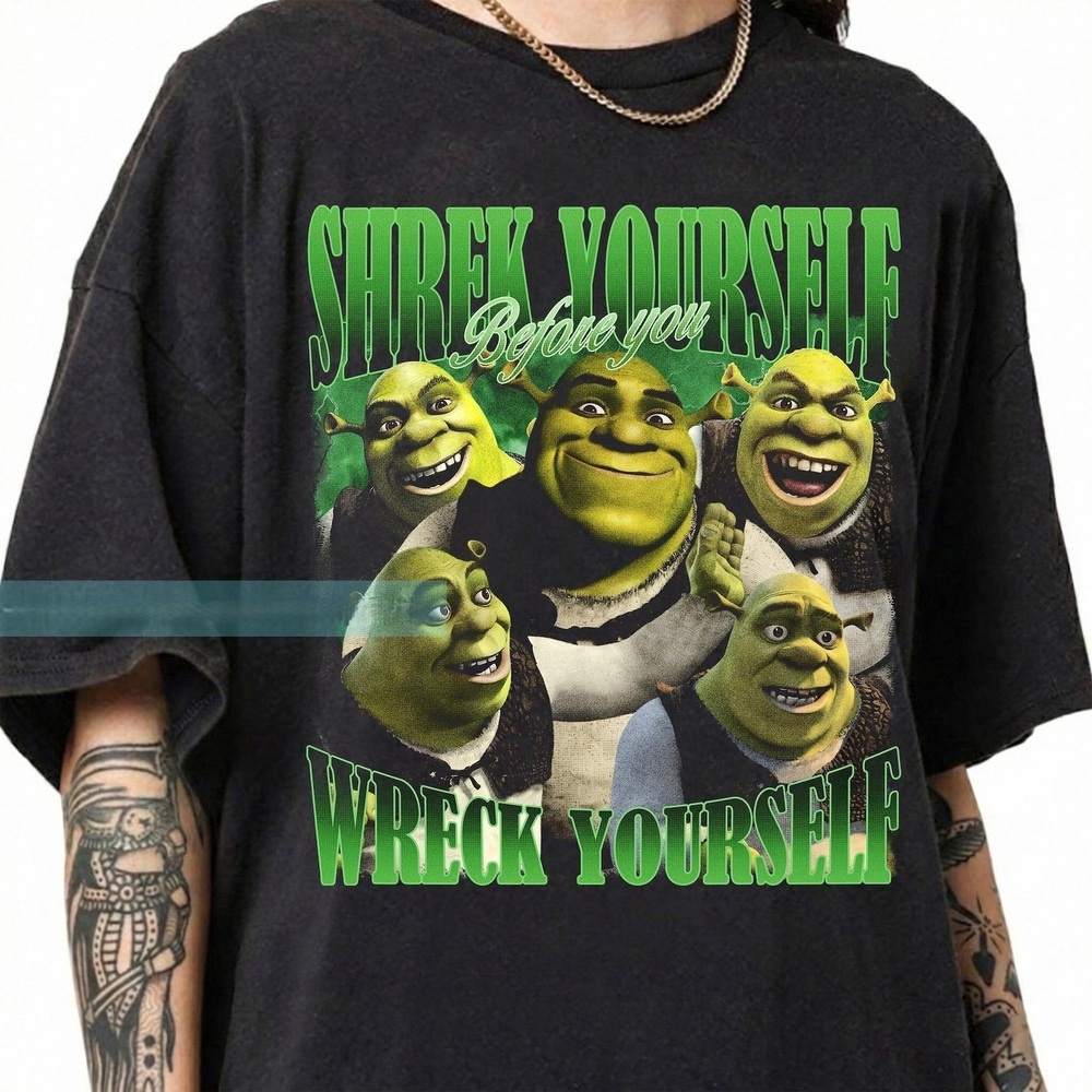 Shrek Retro T-Shirt, Funny Ogre Graphic Tee